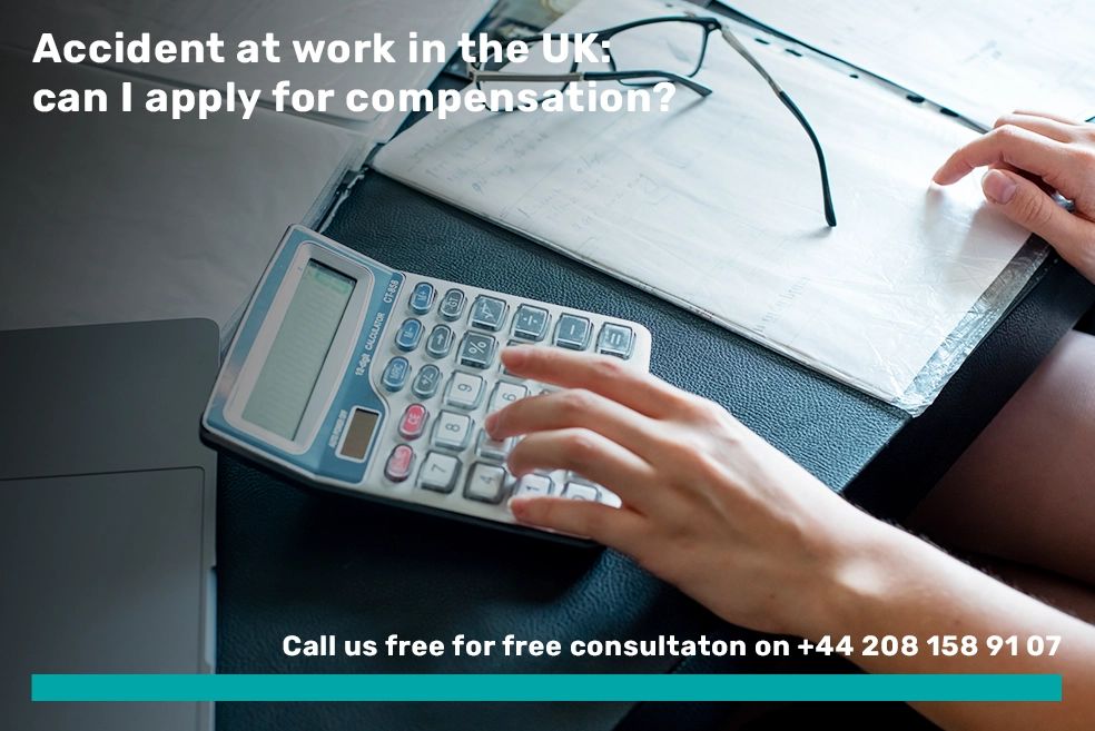 Close-up view of female hands doing calculations and organizing documents with glasses on an office desk - illustrating the working process and office concept.